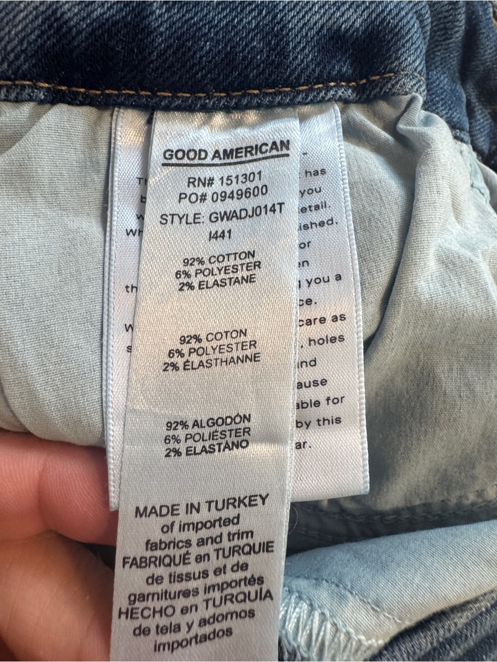 Good American Good Curves Super Compression High-Rise Skinny Jeans- 12 - Picture 8 of 8